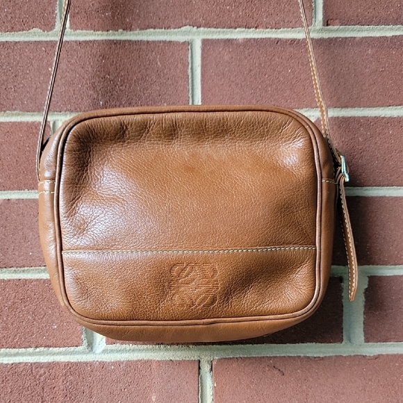 Loewe Tan Leather Crossbody Bag